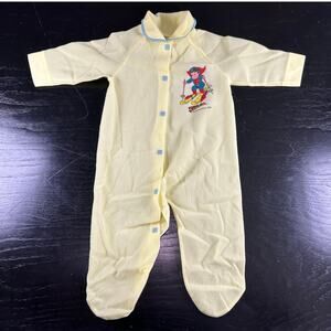 Collectible DC Comics Footie Pjs- Baby- Lullaby Land- superman- super jrs 1978